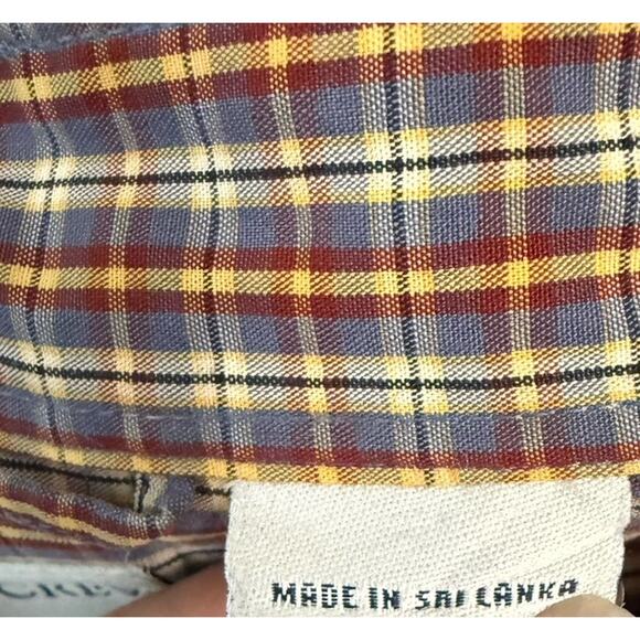 J Crew Men’s 100% Cotton Size 2X Checkered Preppy B239 - Picture 5 of 11